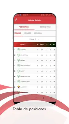 Liga Oriente Quiteño android App screenshot 3